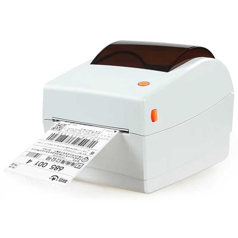 

High Performance 4Inch120mm Shipping Label Thermal Printer BLUETOOTH USB IOS Android With Big Paper Bin for Shipping TP403