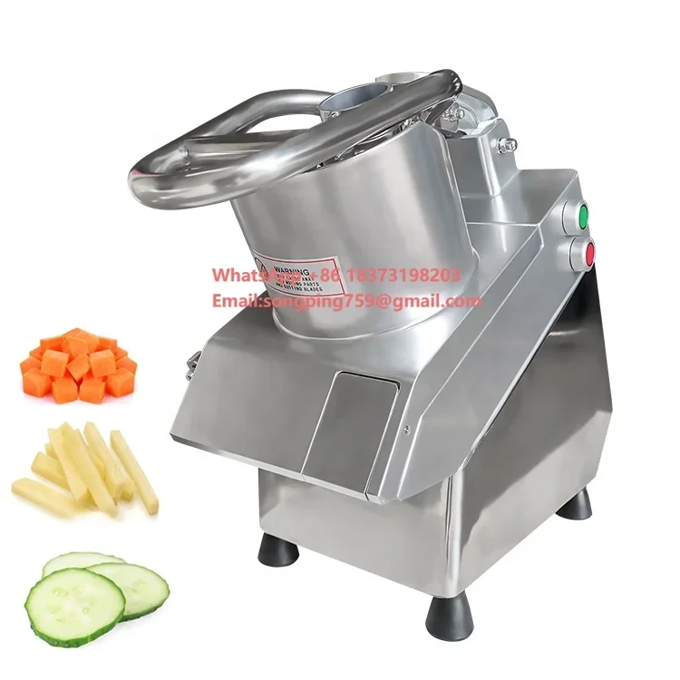 

Промышленная машина для нарезки овощей и фруктов из нержавеющей стали: для картофеля, моркови, огурцов, корнеплодов (нарезка на полоски и кубики)