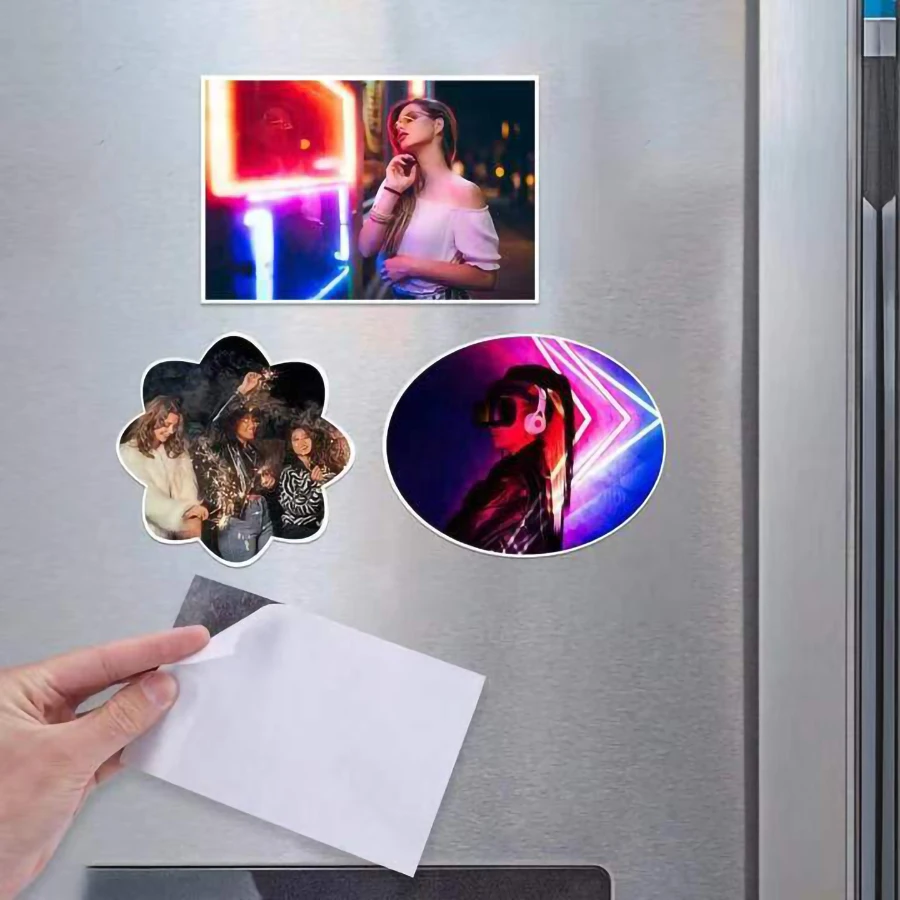 10pcs Printable Magnetic Sheets  Flexible Magnet Sheets NonAdhesive for Photo and Picture Magnets Paper for Cars, DIY and Crafts