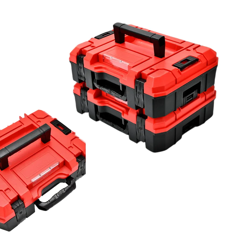 Hardware Toolbox Stackable Plastic Tool Box Suitcase Electrician Carpenter Electric Drill Storage Box Large Hard Case Tool Case