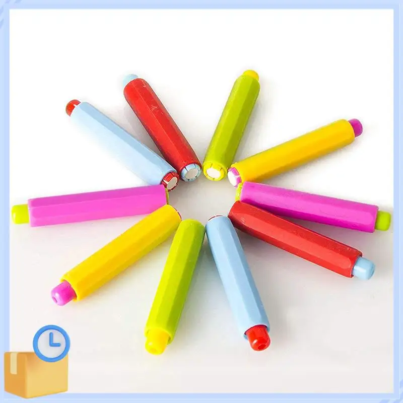 

Popular 5X Chalk Holder Case Cover For Plastic School Adjustable Replacement Chalk Cover Color Random