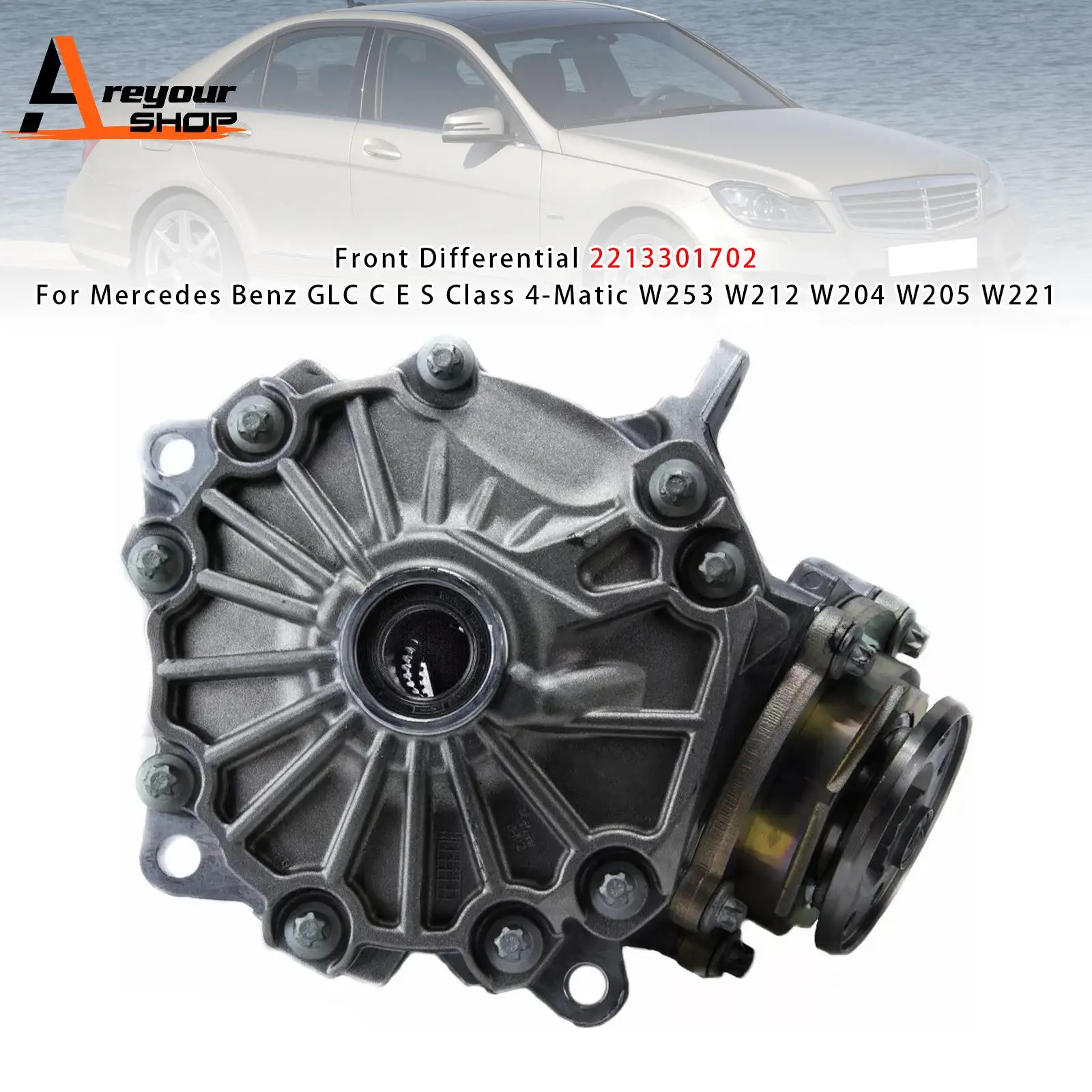 

Front Differential 2213301702 for Mercedes Benz GLC C E S Class 4-Matic W253 W21