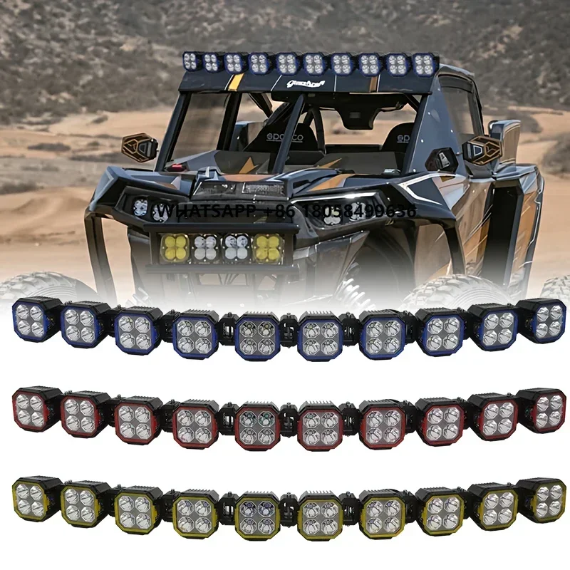 New Arrive 3 Inch Led Light Bars Pods 12v 24v Side Shooter 4x4 Off Road Led Spot Light Pods With Amber for Trucks ATV UTV SUV