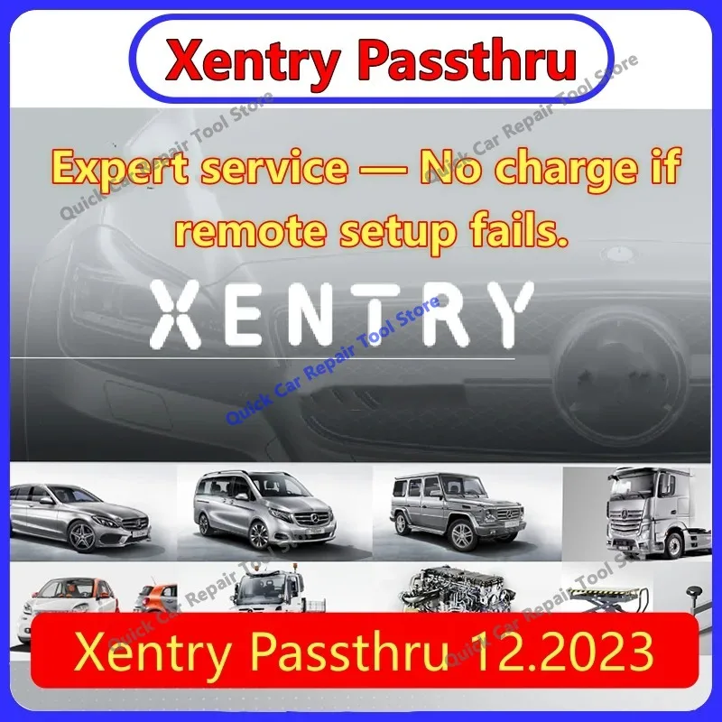 2026 hot sell newest 12.2023 XENTRY Software, Remote Installation & Activation for MB STAR SD C4/C5/C6 Vehicle Diagnostic Tool