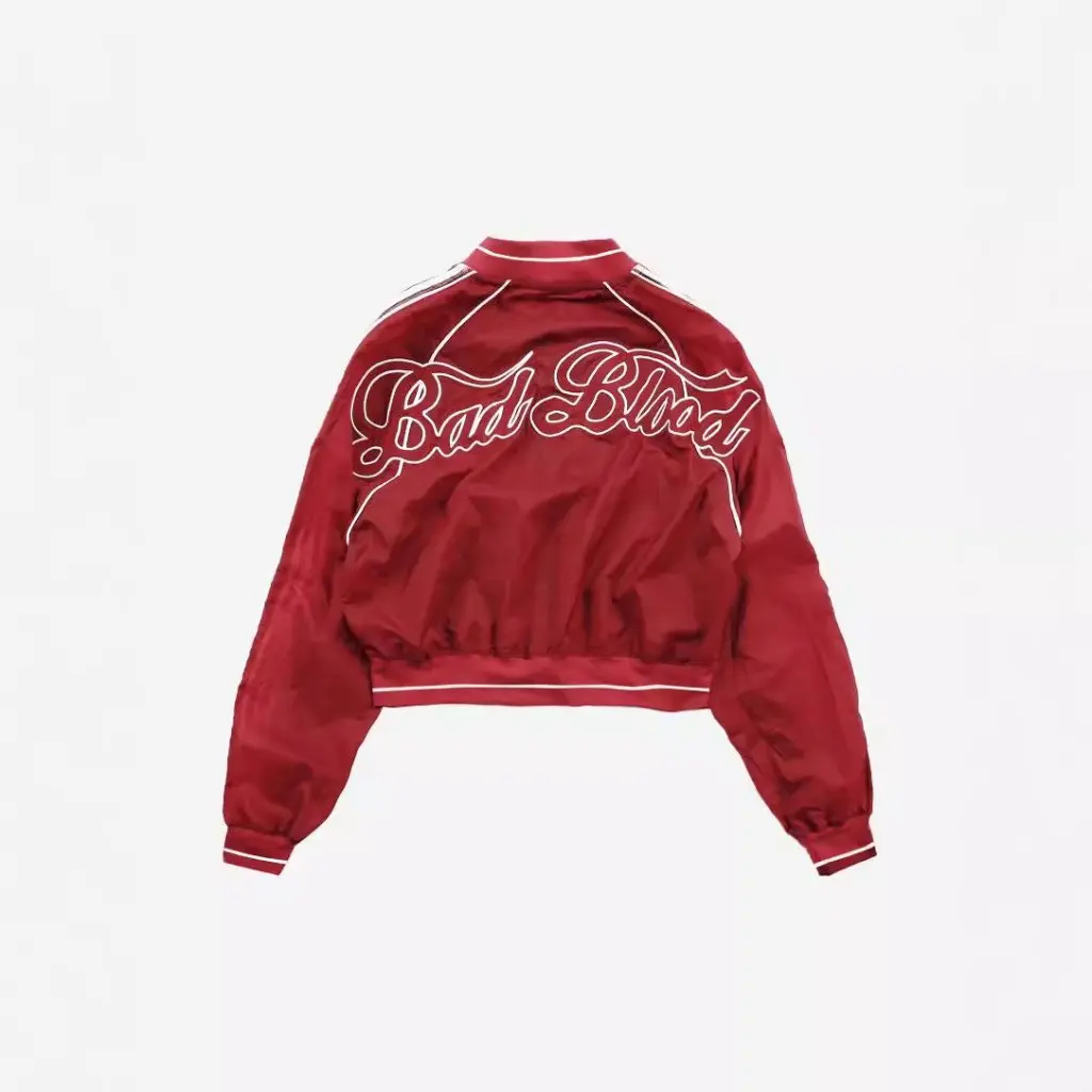 

Badblood High Sense Women's Retro Baseball Uniform Coat Loose Fit Streetwear Fashion New Arrival