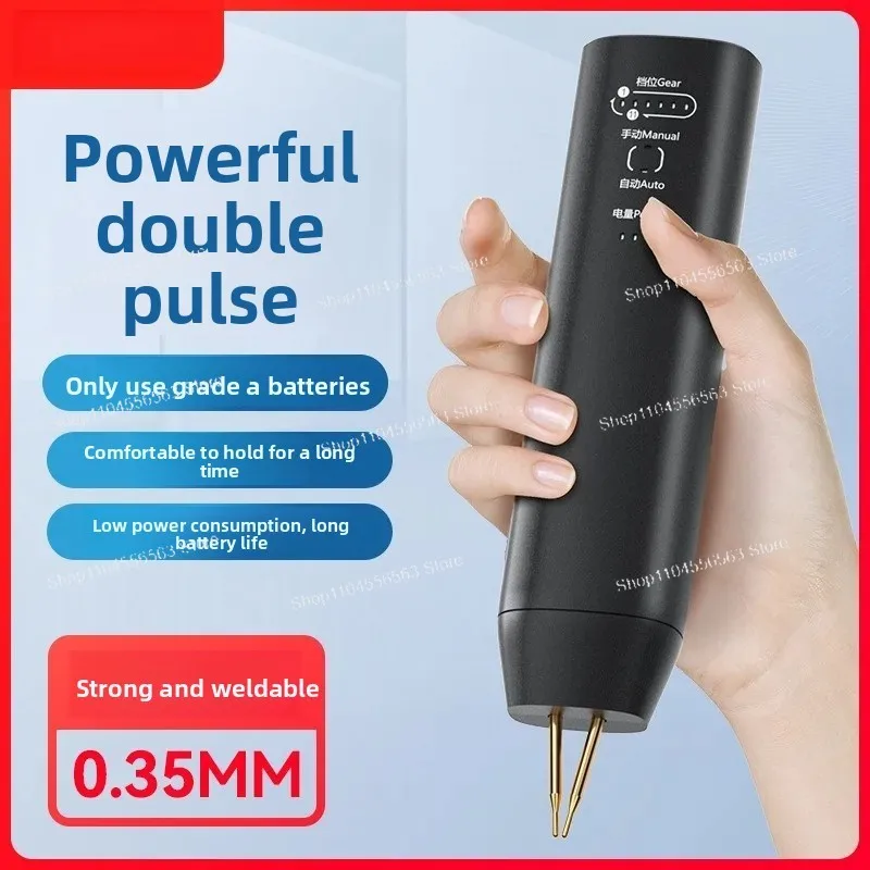 Mini Handheld Spot Welder for 18650 Battery DIY Nickel Strip Welding,Portable Capacitor Energy Storage Welding Tool for Home Use