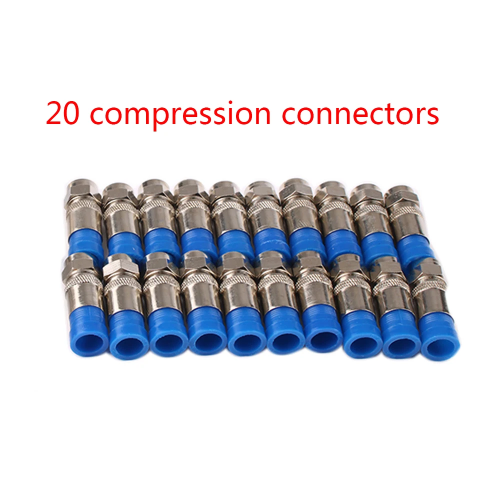 Alicates Pelacables multiherramienta, pinza de prensado en frío para Cable Coaxial, RG59, RG6, Kit de pelado de cables