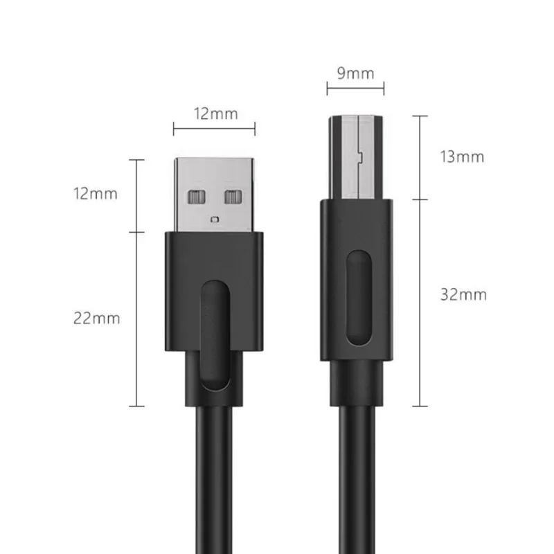 1pcs USB high-speed 2.0 A to B male cable 4.5m for fax machines/printers/scanners/all-in-one machines