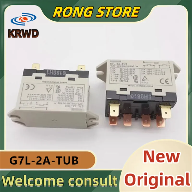 2PCS G7L-2A-TUB New and original G7L 200-240VAC dip-6