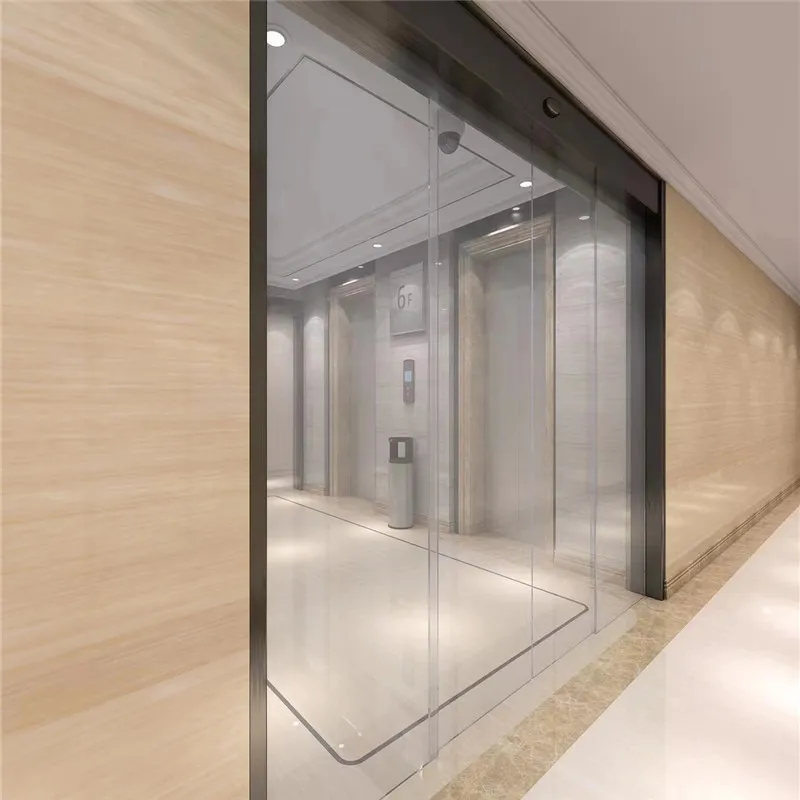 

Electric office building hotel supermarket entrance door induction automatic sliding door facial recognition unit