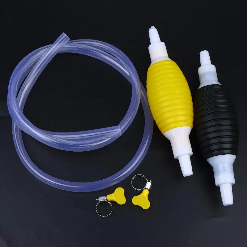 Universal Hand Gas Oil Pump Car Fuel Pump Manual Suction Pipe Petrol Syphon Pump Auto Engines Fuel Supply System Accessories