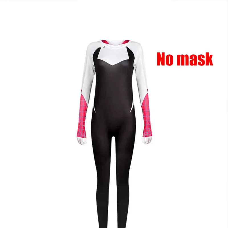 Sky02 مايلز موراليس سبايدرمان زي جوين ستايسي الرجل العنكبوت تأثيري خارقة Zentai البدلة أزياء الهالوين للبالغين88Ji #