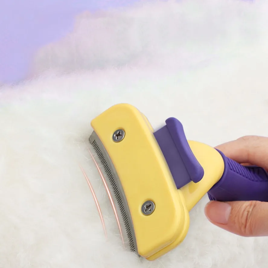 Arc Dog Brush Hair Removal Cat Brush Cat Comb For Cats Dogs Long Short Hair Deshedding Trimmer Pet Grooming Tools Cat Supplies