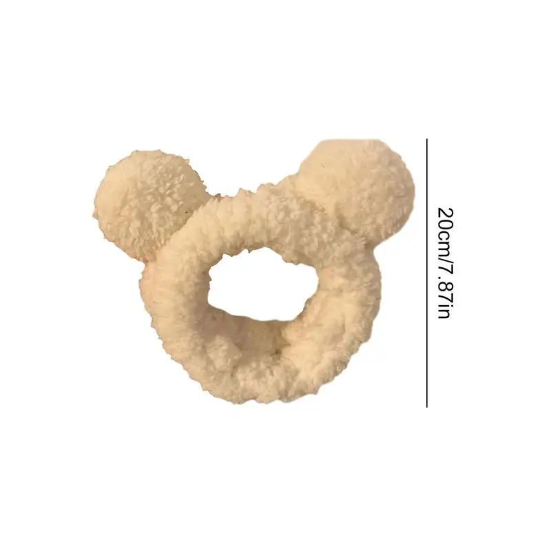 Повязка на голову для мытья лица, мягкая и приятная для кожи повязка на голову с милым дизайном, косметические товары для девочек для умывания лица по дому