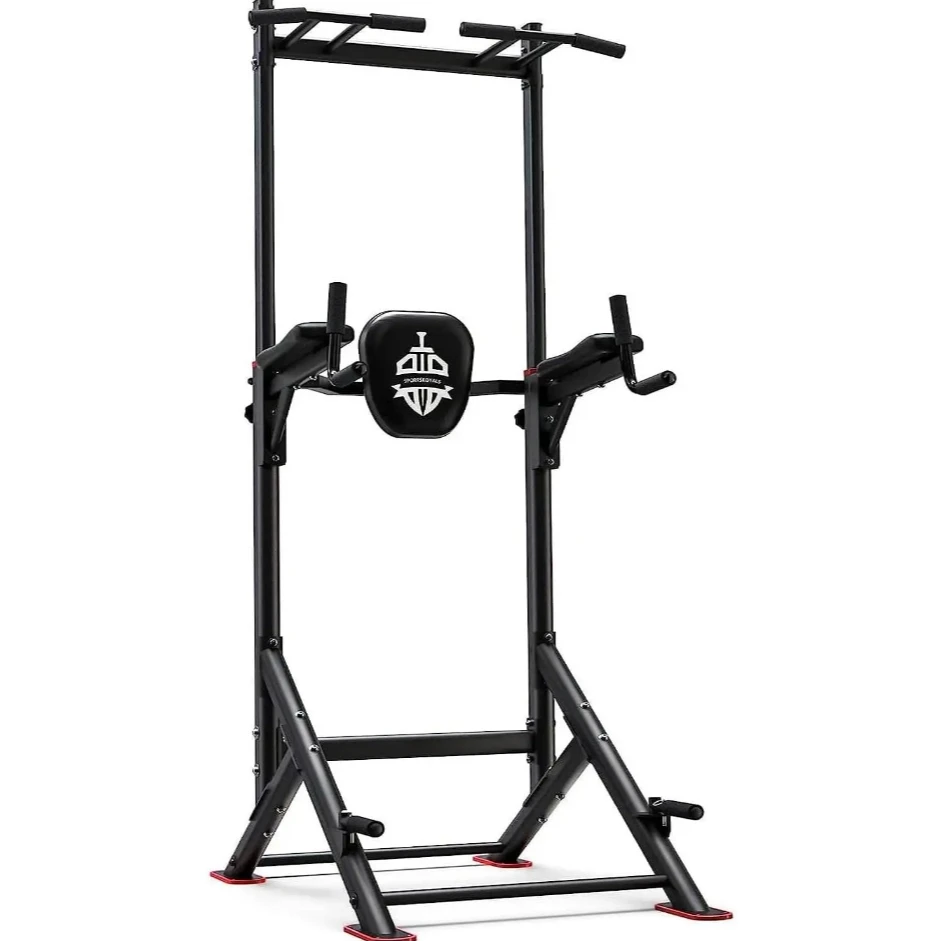 

Power Tower Pull Up Dip Station Assistive Trainer Multi-Function Home Gym Strength Training Fitness Equipment 440LB