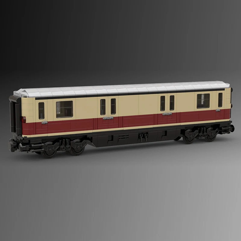 qwert City Car Model MOC Building Bricks Luxury Train Post Wagon Modular Technology Children Holiday Gifts Assemble Toys Suit