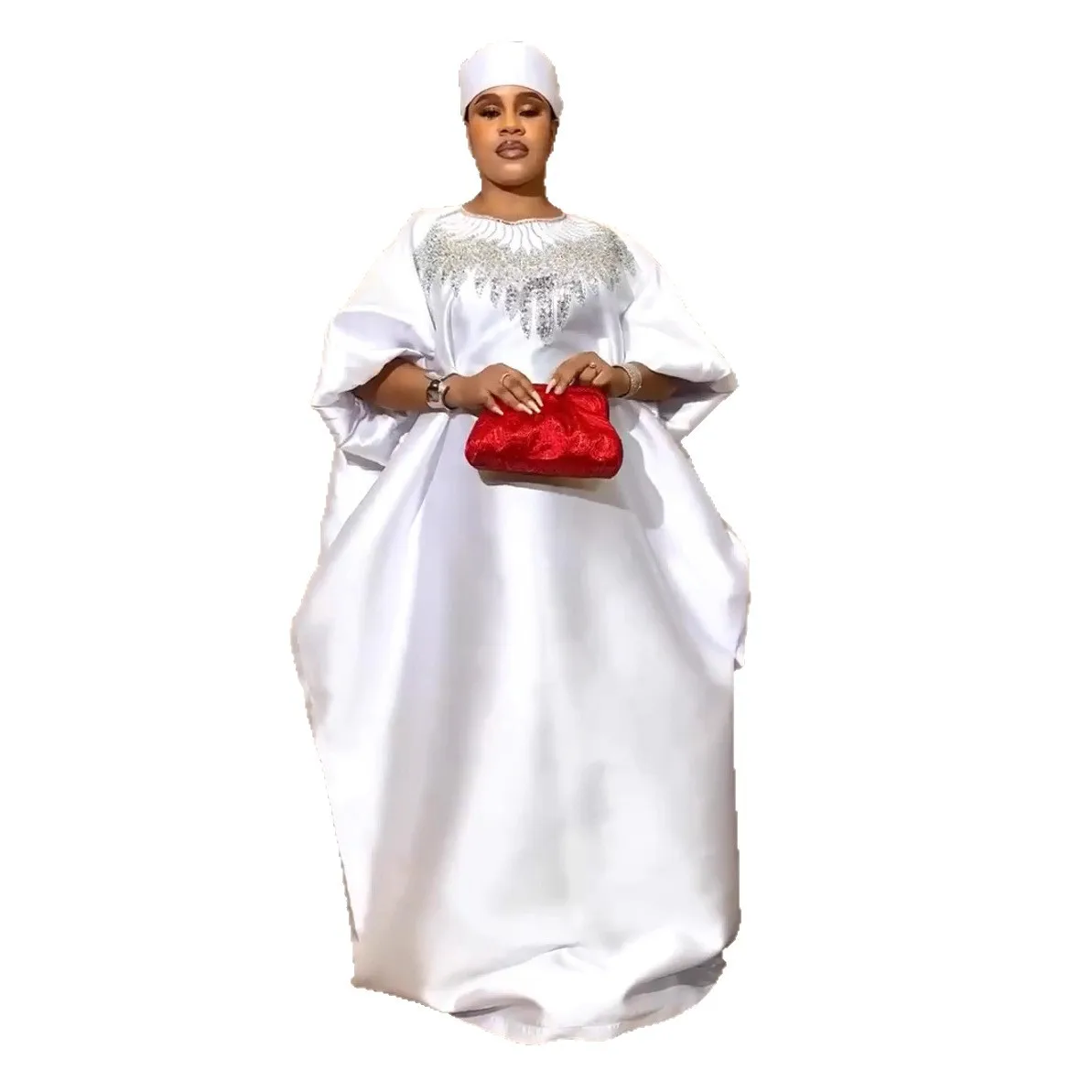 أفريقيا الملابس فساتين الأفريقية للنساء حجم كبير Dashiki أنقرة الترتر الزي ثوب قفطان مسلم حفل زفاف فستان طويل ماكسي #5