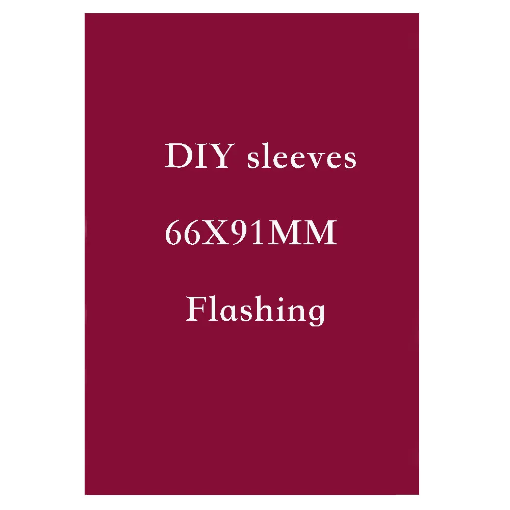 Custom Flashing Sleeves MTG Anime Card Sleeves 66x91mm Board Game Cards Protector PTCG Cards Shield Card Cover for Trading Cards