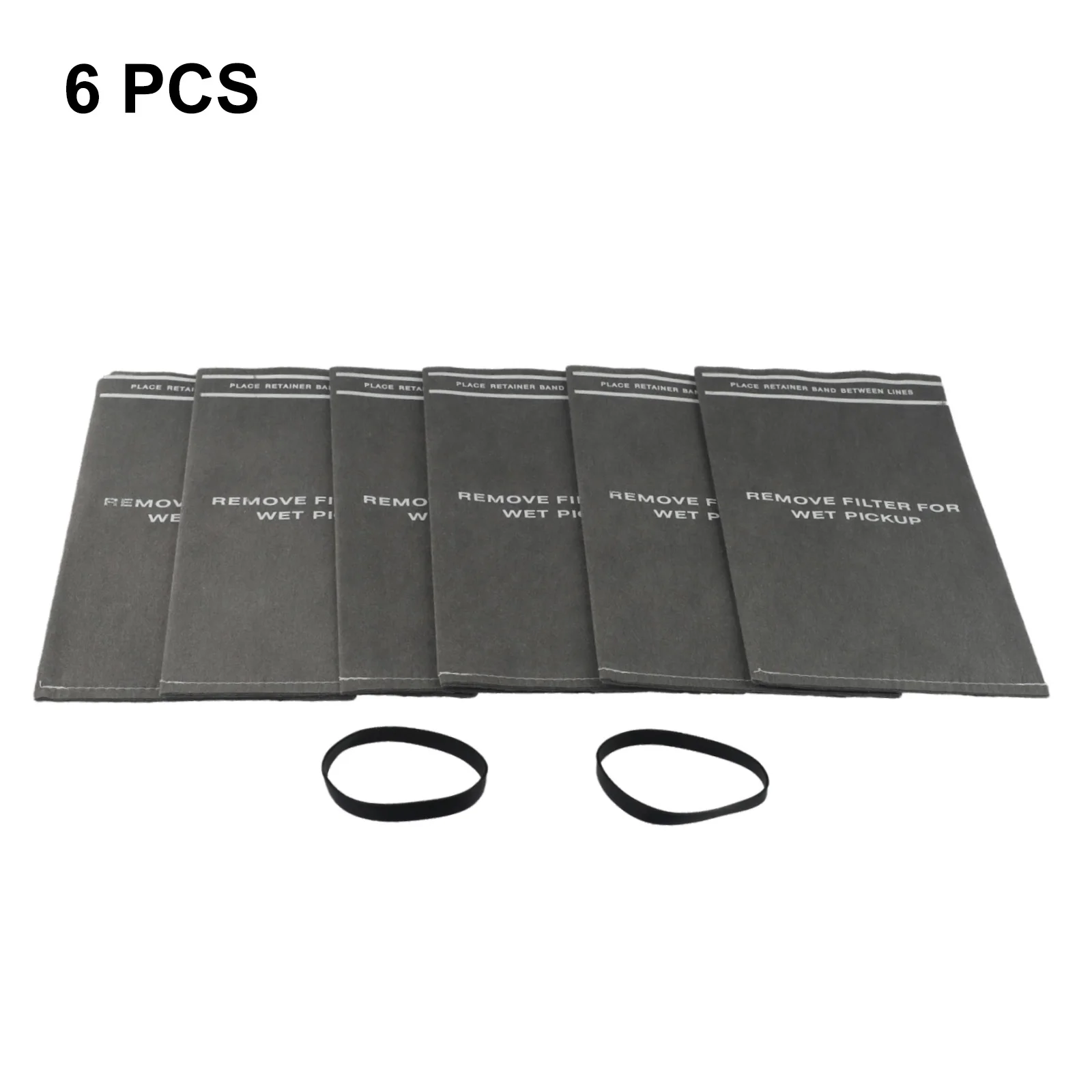6-Pack Wet Dry Filter Bags for 2 to 2.5 Gallon Shop Vacuums Compatible with For Craftsman 9 38737 and For Stinger Vacuum Models