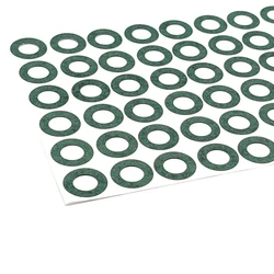 100pcs/lot 18650 1S Positive Battery Insulation Ring Adhesive cardboard paper for 18650/21700/32650/ 26650 battery Insulated Pad