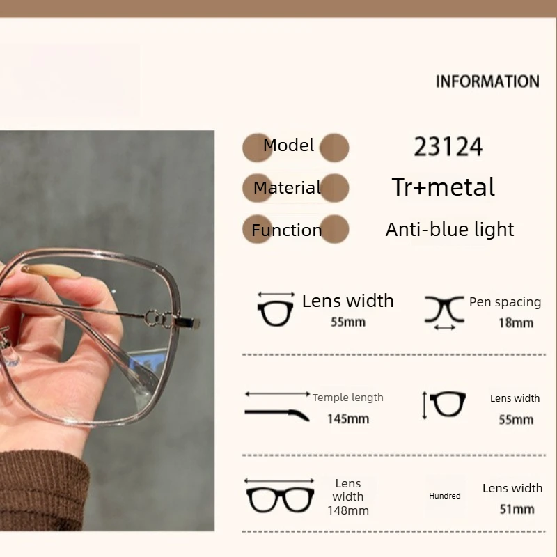 

CYEE High User Ratings Glasses Women Customized Prescription Optical Eyewear Photochromic Myopia Eyeglasses Progressive Lenses