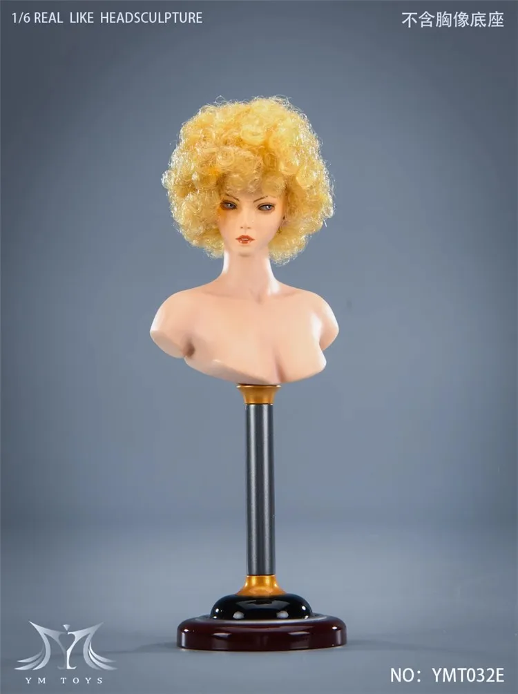

YMTOYS YMT032 1/6 Female Soldier Beautiful And Charming Hair Planting Head Carving Model Fit 12'' Action Figures Body In Stock