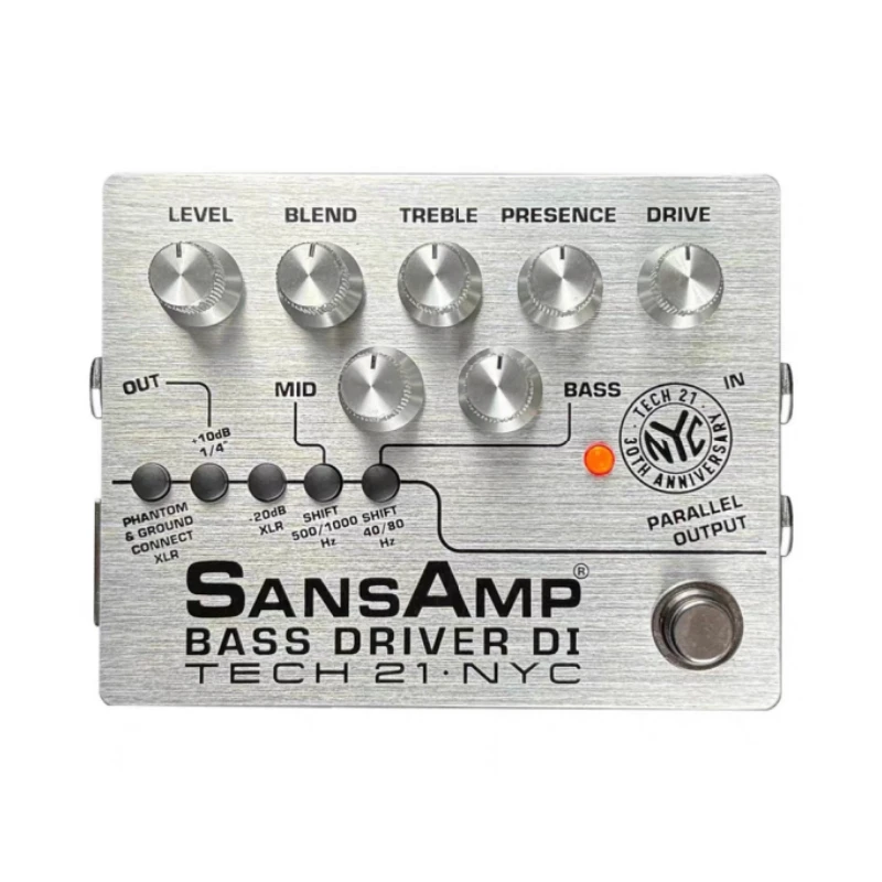 SansAmp BASS DRIVER DI 30th Anniversary Limited Edition with Three Outputs for Studio and Live Applications