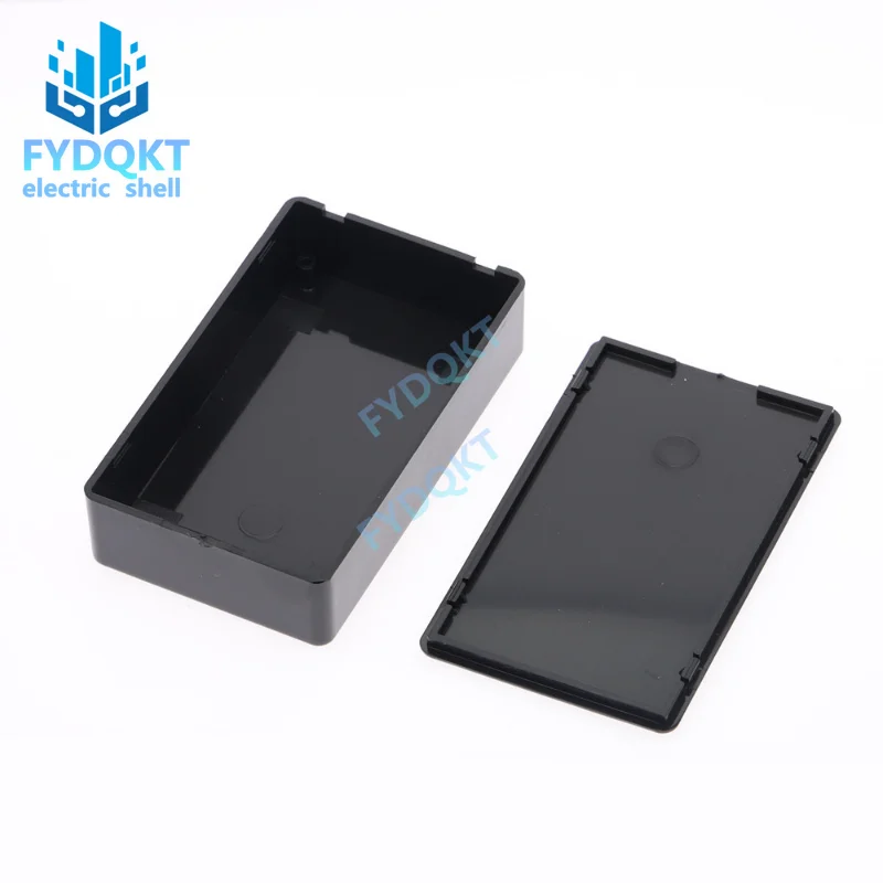 1pcs 100x60x25mm Plastic Waterproof Cover Electronic Project Instrument Enclosure Box DIY Case Junction Boxes Housing  Black