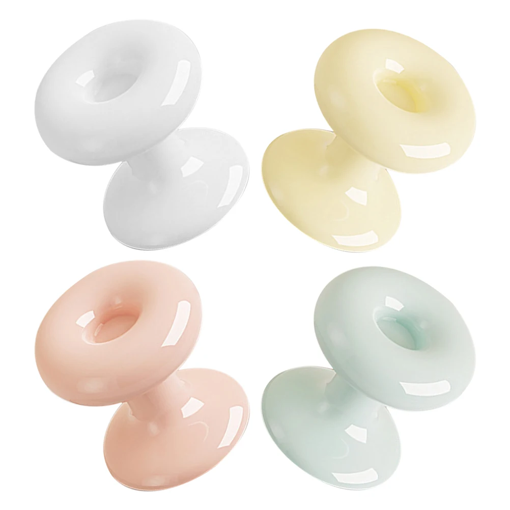 

4pcs Heart Shaped Toilet Button Pusher Flush Lifter Water Tank Bathroom Accessories Nail Multifunction Reliable
