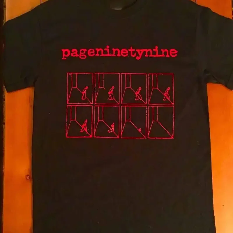 T-shirt noir du groupe Pageninetynine pour les fans AC1221