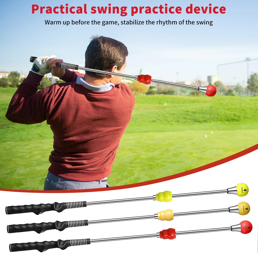 Caiton Golf Swing Lag Trainer Stick Tempo Rhythm Training Aid Warm Up Practice Tool for Timing Indoor Outdoor Golfers