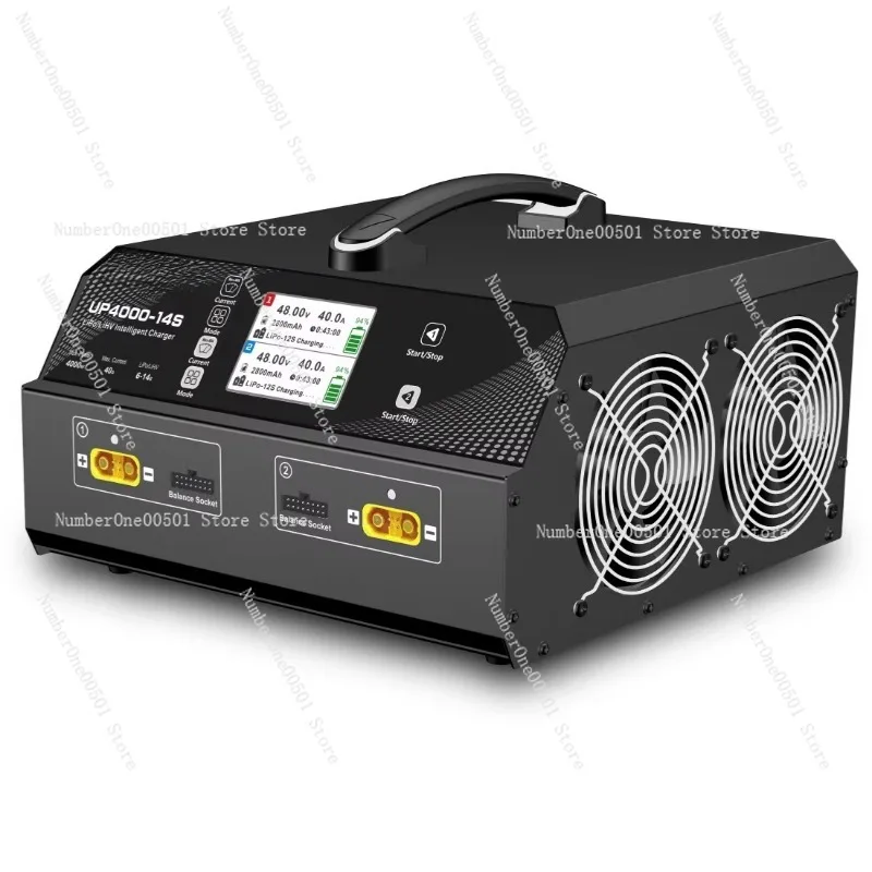 

UP4000 charger 4000W/40A supports 6-14S lithium battery, single-chip voltage 4.2V-4.5V charging