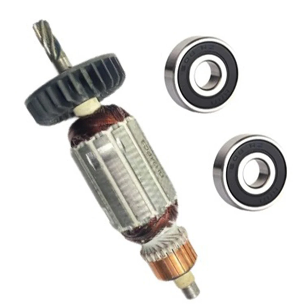 5 Tooth Armature With Bearing Replacement Parts For DH24PB3 DH24PC3 C210716E 360720E Electric Rotary Hammer Drill Power Tool Acc