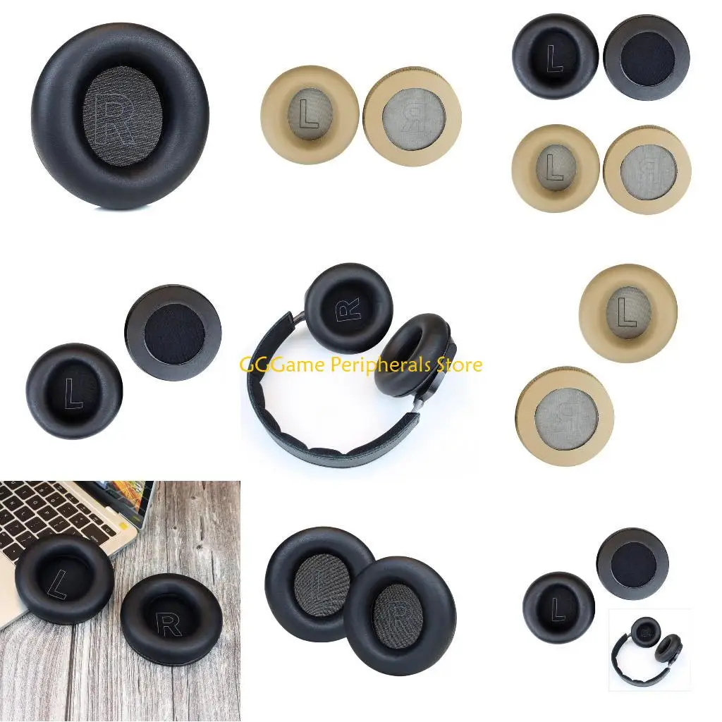 

U55B Headphones Ear Pad Soft Ear Cushions Compatible for H4 H6 H9 3rd Gen Headphones Ear Cover Earmuff Repalcement