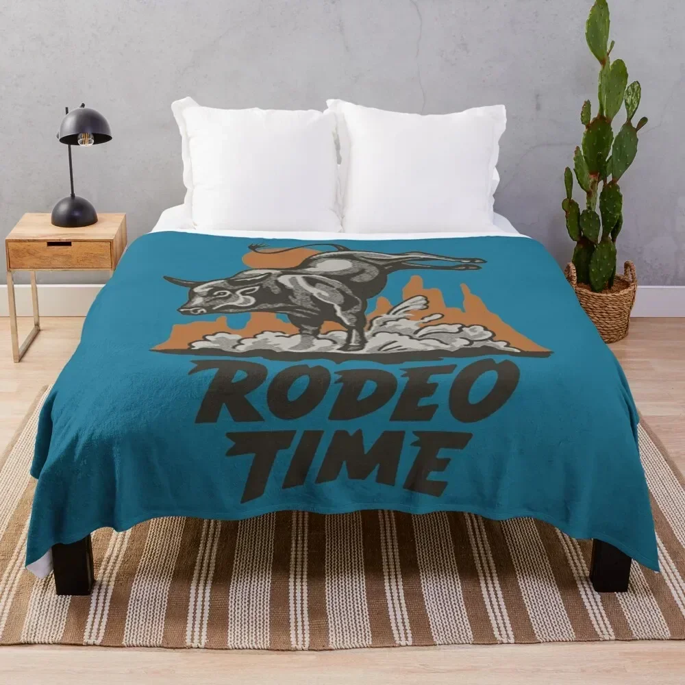 

Dale Brisby : Rodeo Time Throw Blanket Warm Flannel Blanket for Couch Chair Bedroom