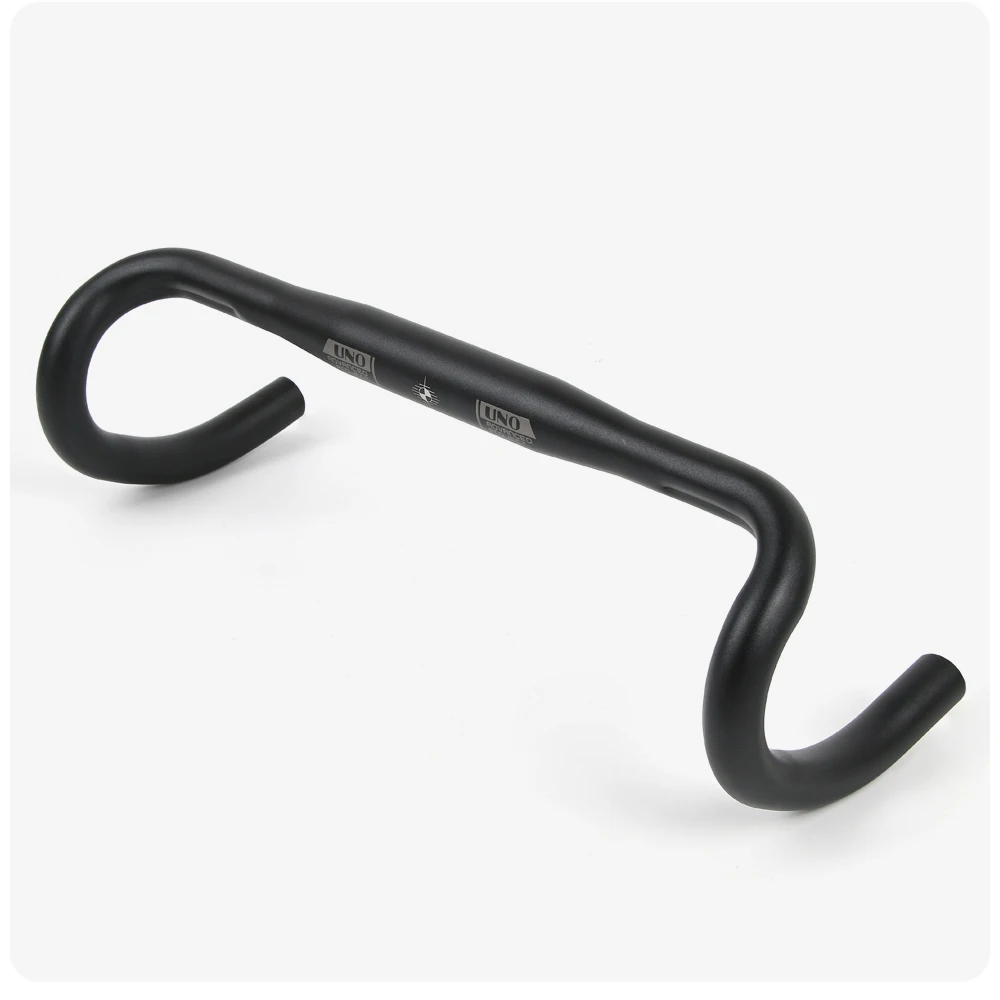 UNO UltraLight Racing Rennrad Lenker Bent Bar 25,4/31,8 MM 360/380/400/420/440/460 MM 6061 Aluminium Legierung Vorbau Lenker – Detail 7