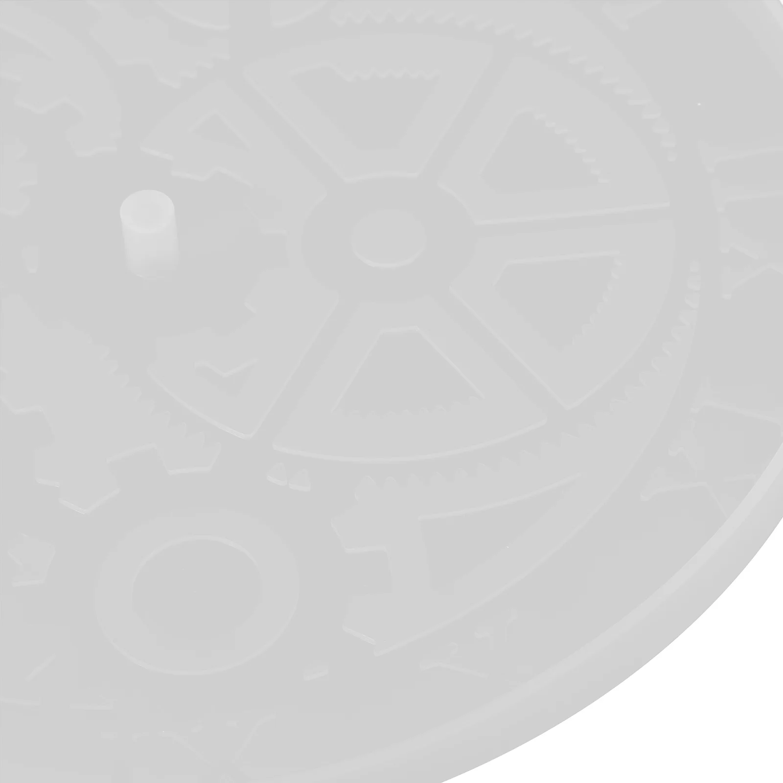 

1pcs Gear Clock Mold Silicone for Resin Casting Decorative Crafts Flexible Reusable Non Stick Easy Clean Practical Function
