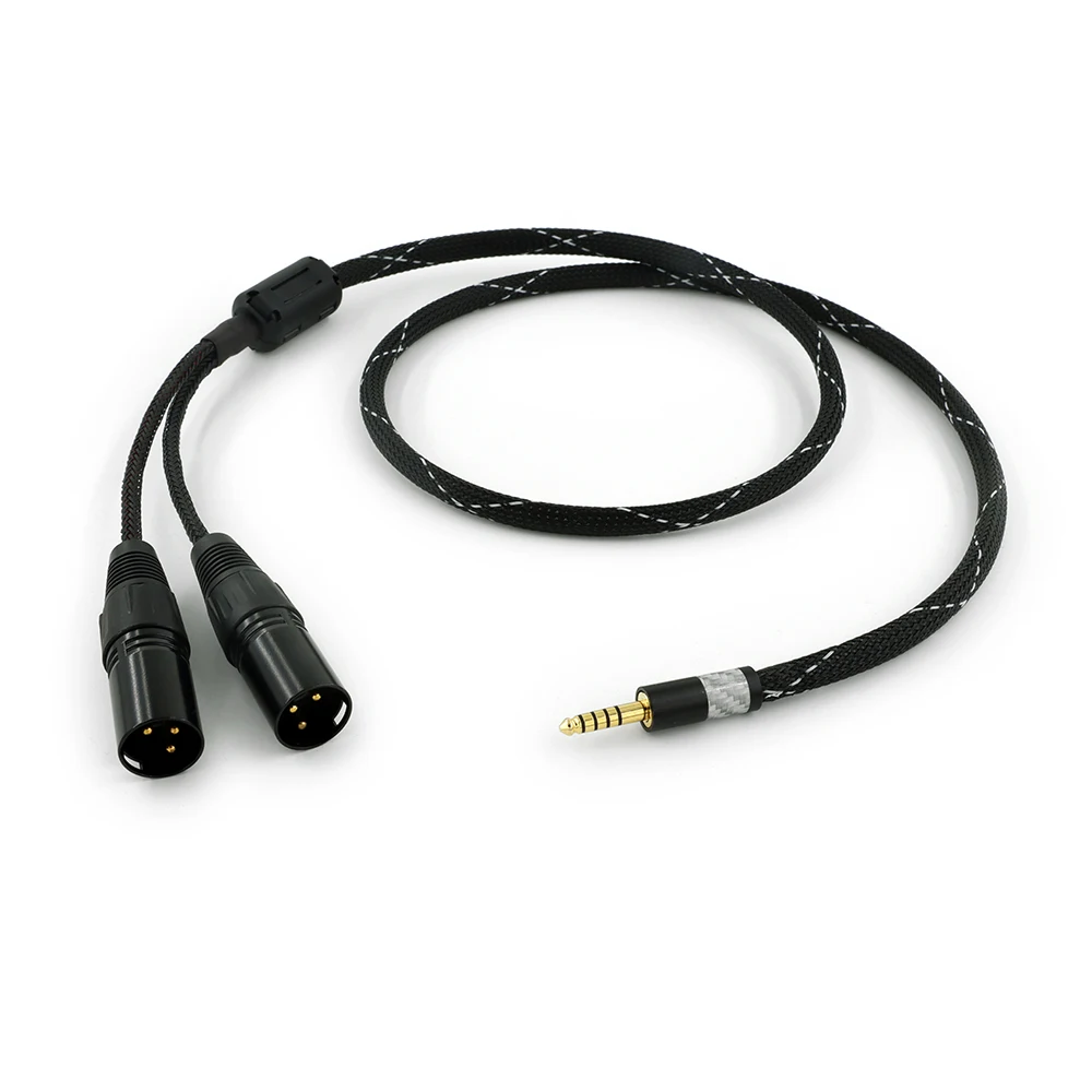 High-End HIFI Balance 4.4mm To 2 XLR Audio Cable JAPAN Canare Audio cable  / 0.5m 1m 1.5m 2m 3m 5m