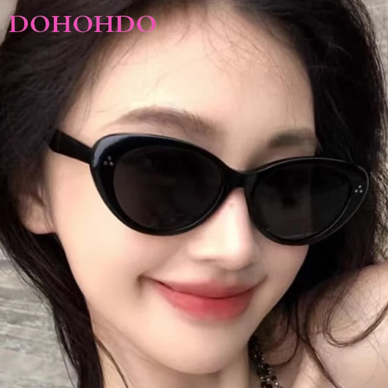 

Retro Luxury Cat Eye Rice Nail Women Sunglasses Fashion Brand Design Men Sunglass Drive Travel Shade Eyewear Female Lentes UV400