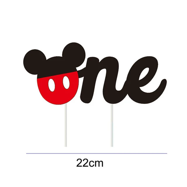 Disney Mickey Mouse Party เค้ก Toppers เค้กวันเกิดเค้ก Topper Decor เด็กวันเกิดงานแต่งงานตกแต่ง Baby Shower Favors