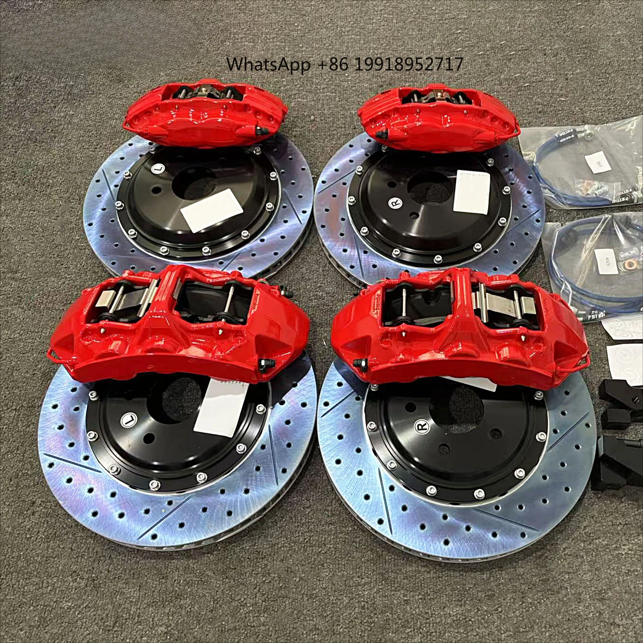 Big Break Parts Caliper Brake Discs Kits for S8 D4 A6 C7 3.0 Tdi Allroad Carrera 911 C8 Corvette Stingray JJ1408
