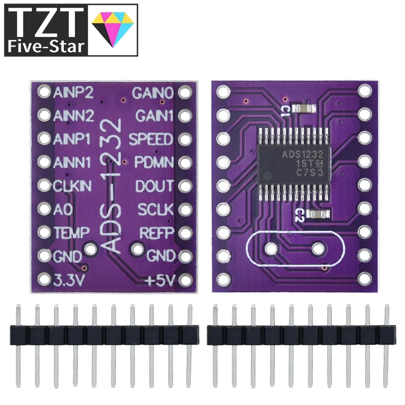 CJMCU-1232 ADS1232 24-bit Ultra Low Noise Analog to Digital Converter ADS1232IPWR For Arduino STM