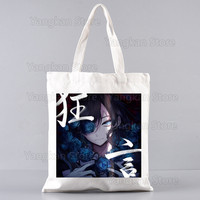 Ado Canvas Shopping Bag Letters Print Female Cloth Shoulder Bag Eco Handbag Tote Reusable Grocery Shopper Bags