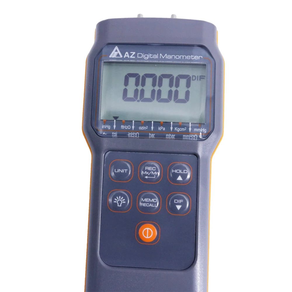 

82012 AZ Portable Economic Digital Manometer Differential Pressure Meter 1 PSI