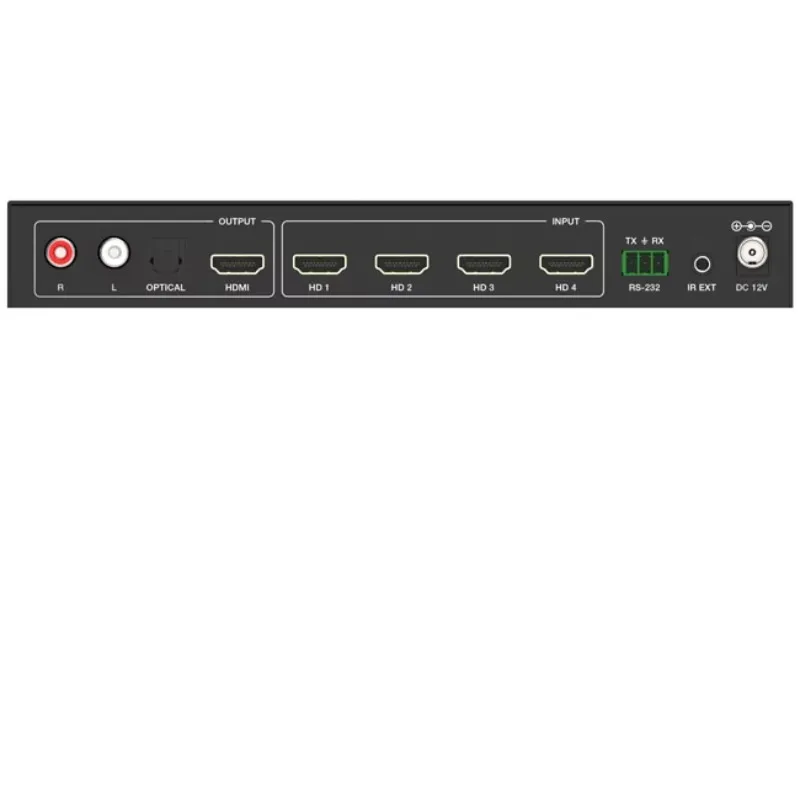 Conmutador de vídeo continuo multivisor HDMI 18G 4x1 4K60 UHD Quad/PiP/PoP para sistema de cine en casa