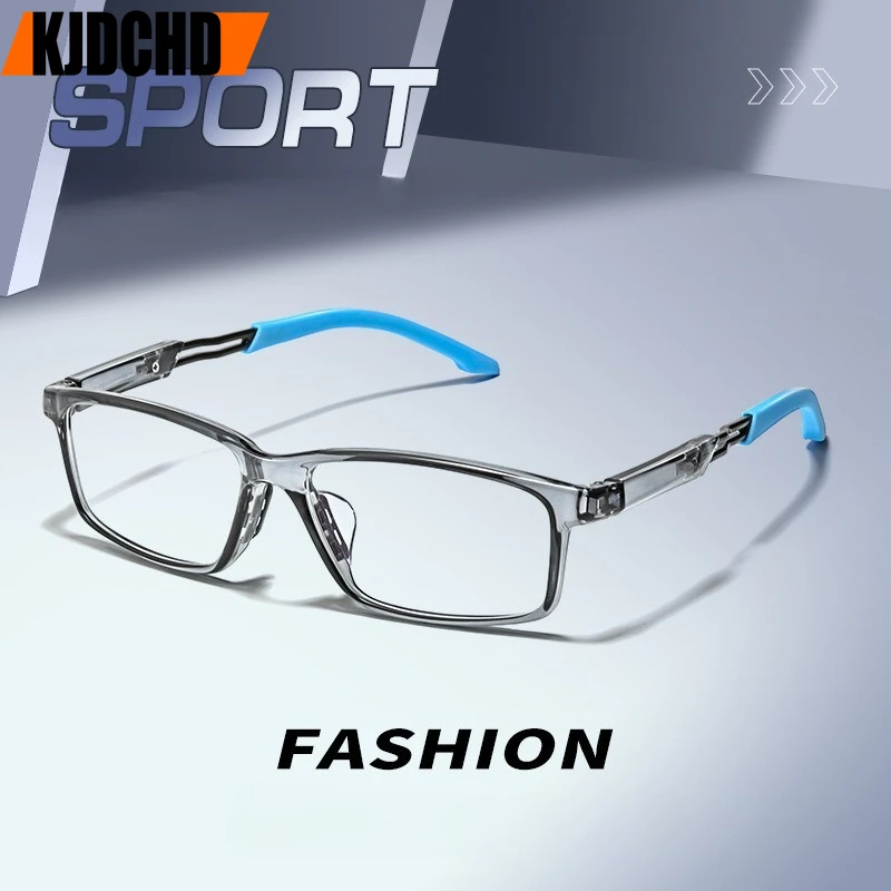 KJDCHD New Men's Optical Glasses TR90 Framed Glasses Outdoor Fashion Trend Women's Sports Glasses Customizable Prescription