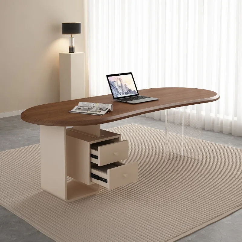 Organizers Design Office Desk Storage Wooden Study Gaming Computer Standing Office Desk Display Escrivaninha Hotel Furniture