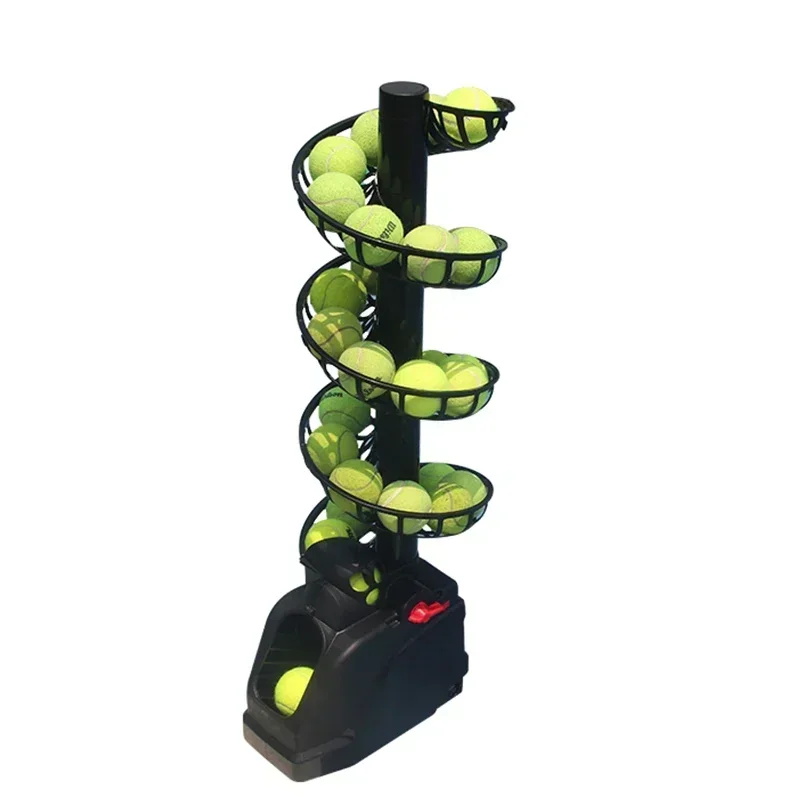 Portable Tennis Tossing Machine Small  Automatic Throwing Ball Sparring Training  Single Teaching Exercise