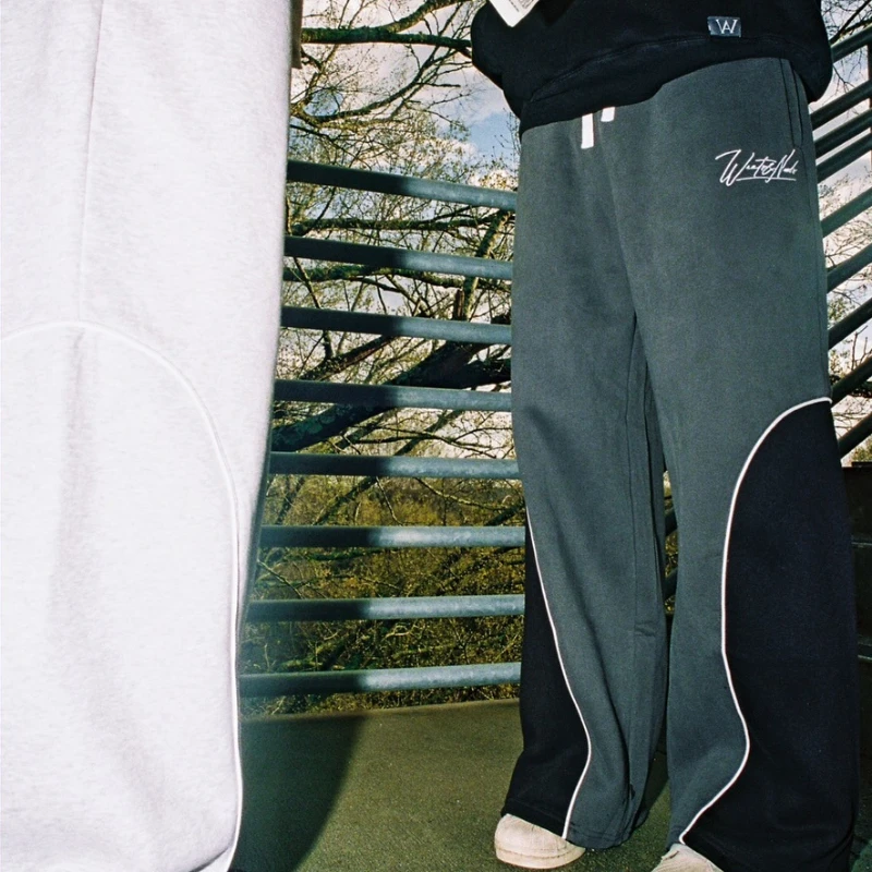 أزياء إلكتروني التطريز التصحيح السراويل الرياضية مرونة الرياضة الأمريكية للجنسين زوجين السراويل عارضة #3