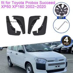 Mudguards for Toyota Probox Succeed XP50 XP160 2002~2020 Accessories 2003 2014 2015 2016 2017 2018 Mud Flap Splash Guards Fender